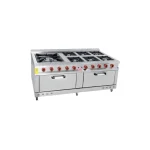 Himaksan 6'lı Kuzine 6 Ocak 2 Fırın 60x60 Kazan Ocaklı Gazlı ve Lpg'li 200x100x85 HMK-KZG 2016 5519