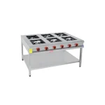 Himaksan 6'lı Taban Raflı Ocak Gazlı ve LPG'li 150x100x85 HMK-TBOG 1510 5524