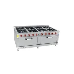 Himaksan 8 Li Kuzine 8 Ocak 2 Fırın Gazlı ve Lpg Li 200X100X85 HMK-KZG 2010 5518
