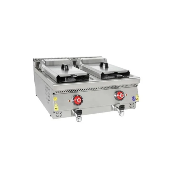Himaksan Set Üstü 12+12 Litre Elektrikli Fritöz 80x70x30 cm 5495