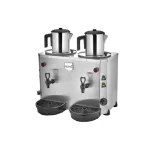 Remta DE15 Jumbo Çay Makinesi, 2 Demlikli, 9+9 L, Elektrikli, Gri 5655
